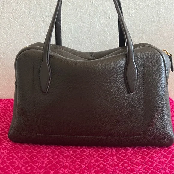 Madewell Dark Brown Leather Satchel - Picture 3 of 8